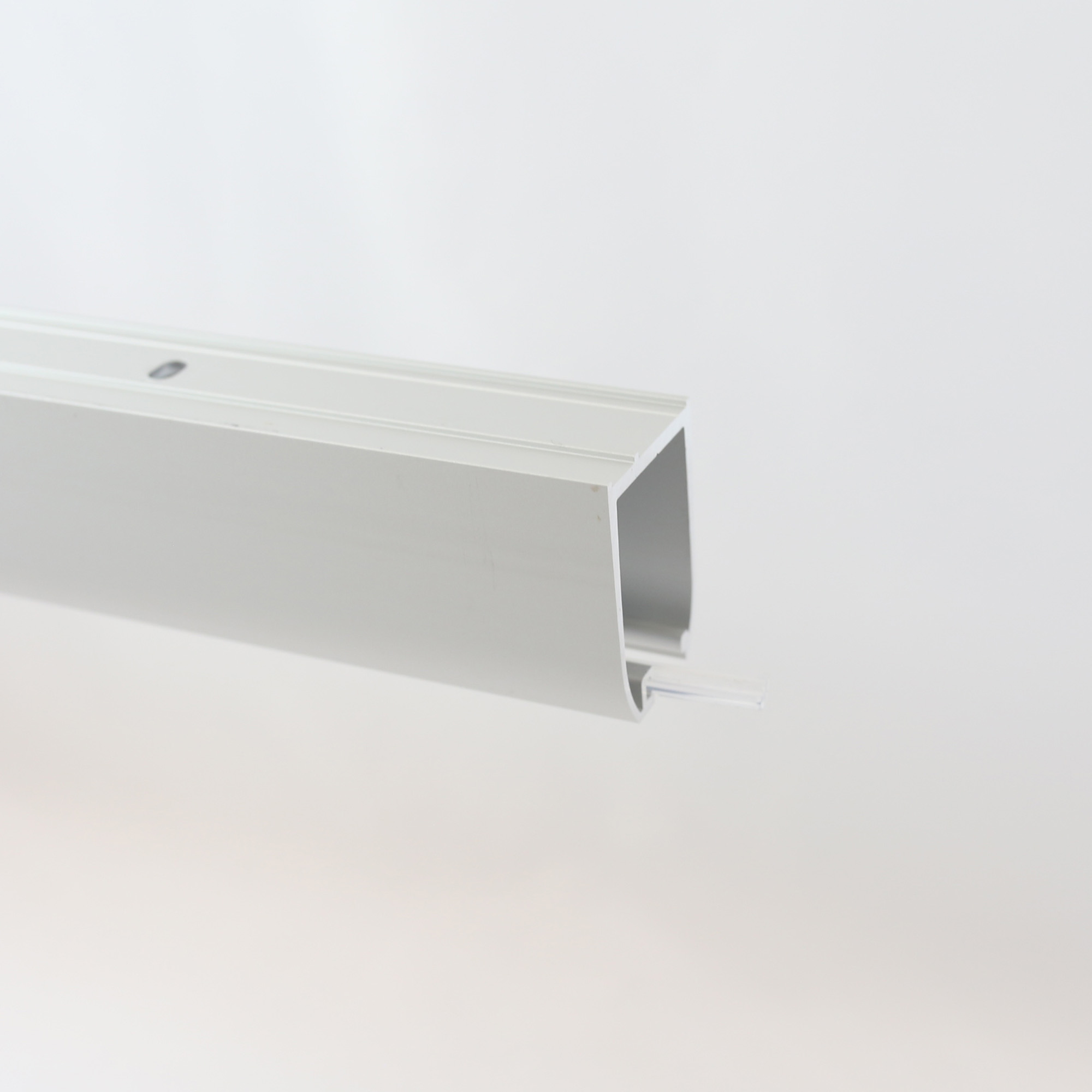 Wandanschlussprofil rund - Alu silber matt