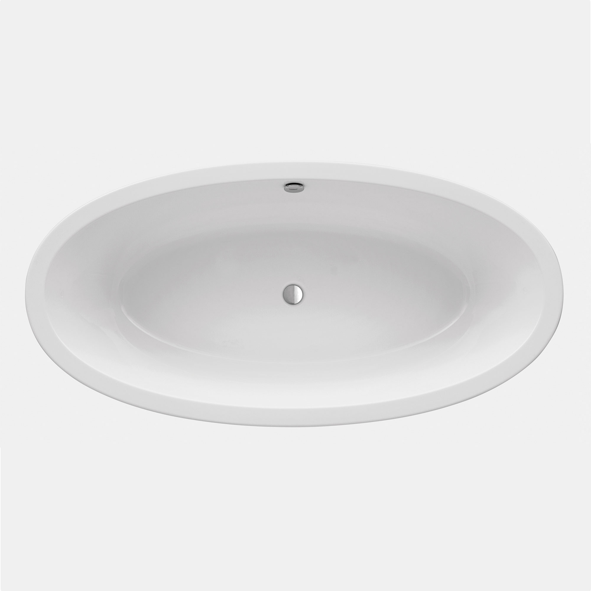 Duschwelten_Badewanne_Lincoln_6379 Badewanne Lincoln, weiß, freistehend, Draufsicht