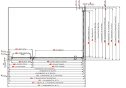 5411003 Standard Kundenmaß 800mm_Montage auf Duschwanne 5411003 Standard Kundenmaß 800mm_Montage auf Duschwanne