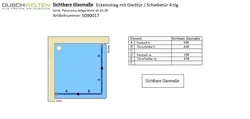 Sichtbare Glasmaße - Artikel 5090017