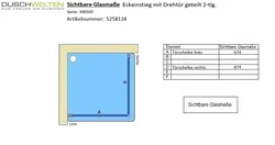 Sichtbare Glasmaße - Artikel 5258134