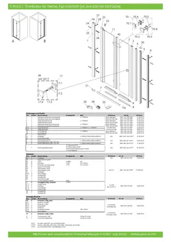 Drehfalttür 2-tlg. in Nische 23.10.2025