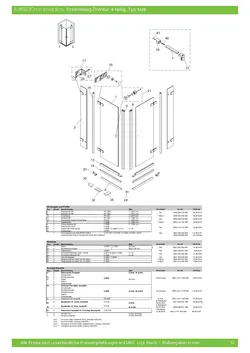 Eckeinstieg mit Drehtür pendelbar 4-tlg. 24.10.2025