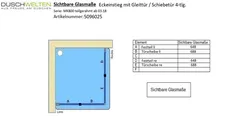 Sichtbare Glasmaße - Artikel 5096025