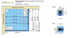 Fliesenspiegel - Artikel 6066003 + 6073003