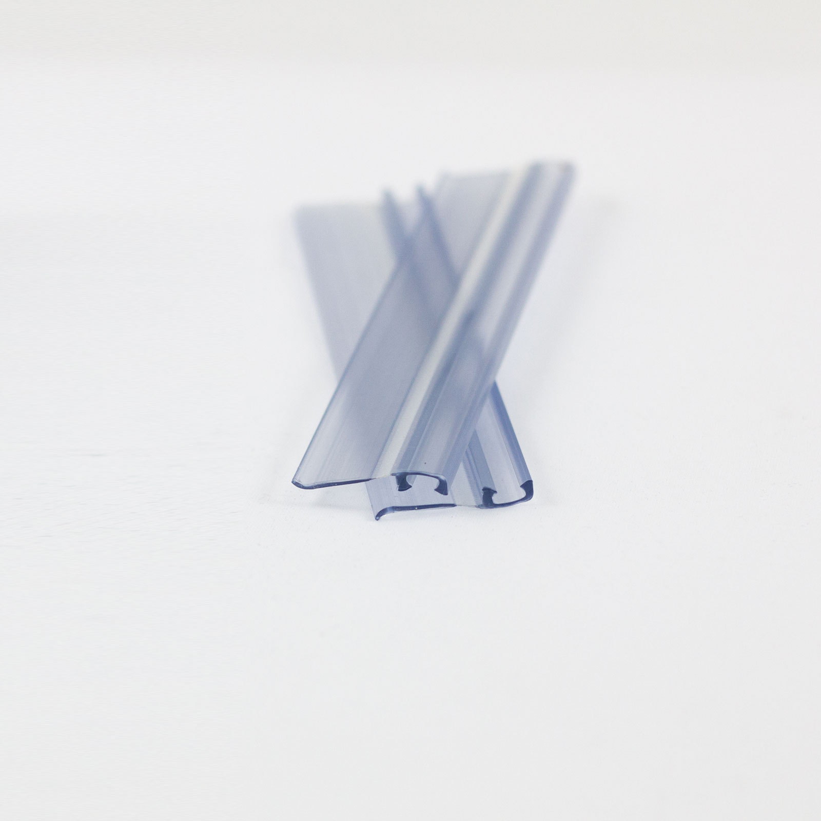 2 x Duschdichtung gerade, senkrecht für 6 mm