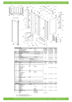 Drehtür pendelbar an Nebenteil für Seitenwand 23.10.2025