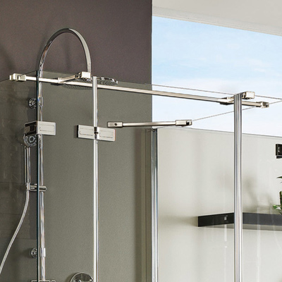 Stabilisator 90° mit T-Verbindern für  Befestigung an Wand