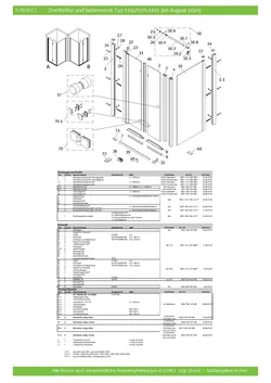 Drehfalttür 2-tlg. für Seitenwand 02.07.2025