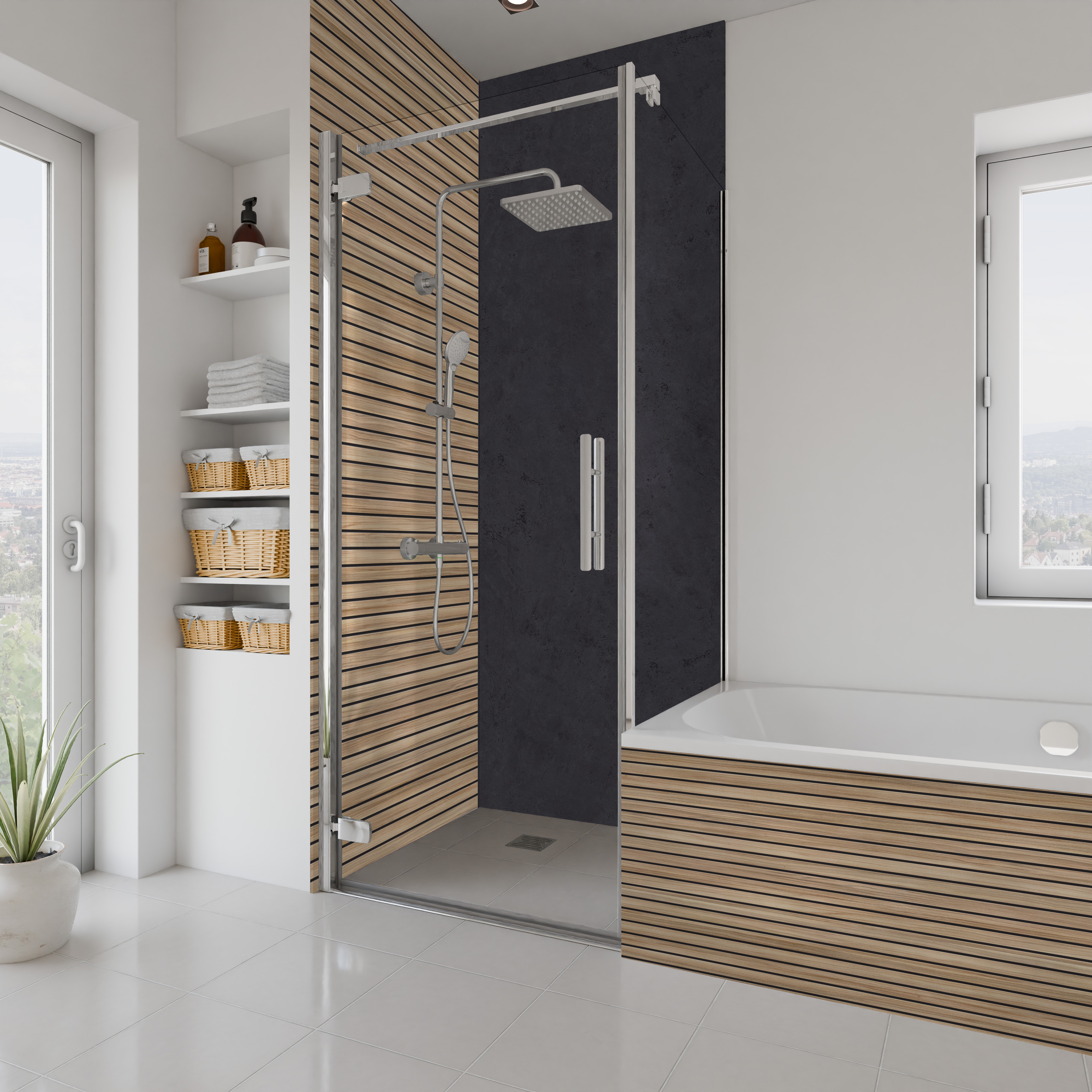 Dekor Paneel Holzdekor Scandi horizontal