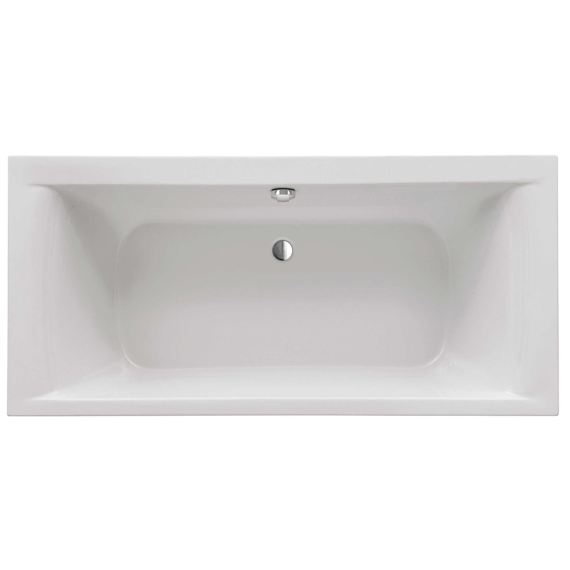 Duschwelten_Badewanne_Reno_6362 Reno Badewanne, weiß, rechteckig, Draufsicht
