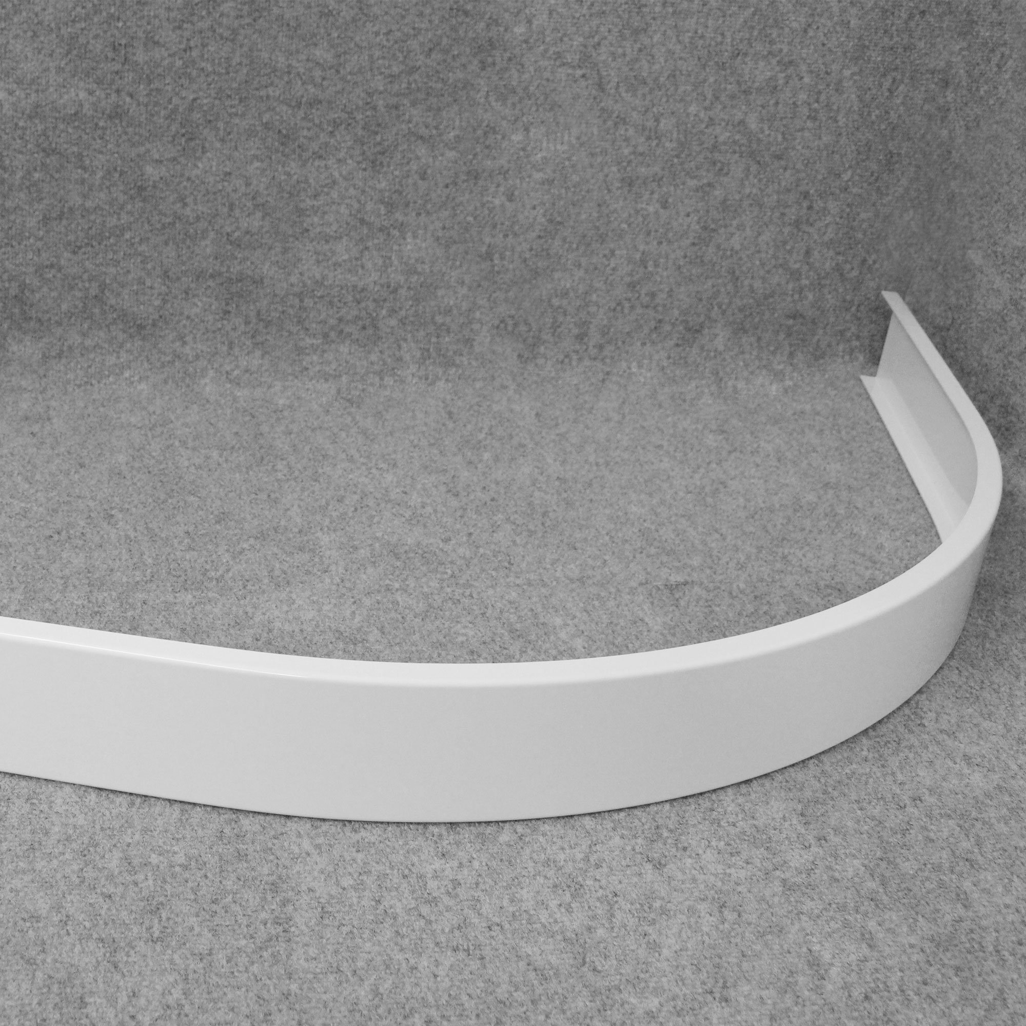 Sch-rze_RD MK flach Schürze für Rundduschwanne Radius 550 Typ 5853
