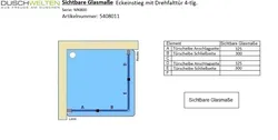 5408011 Sichtbare Glasmaße