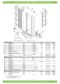 Drehfalttür 2-tlg. für Seitenwand 20.01.2026