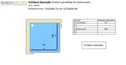 5261004_5275004 Sichtbare Glasmaße