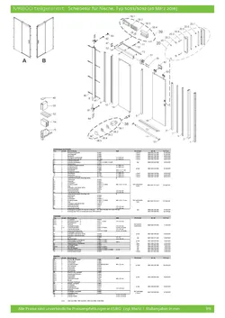 Gleittür / Schiebetür 2-tlg. in Nische 20.01.2026