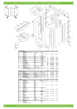 Drehtür an Nebenteil mit 2 Seitenwänden (U-Kabine) 19.01.2026