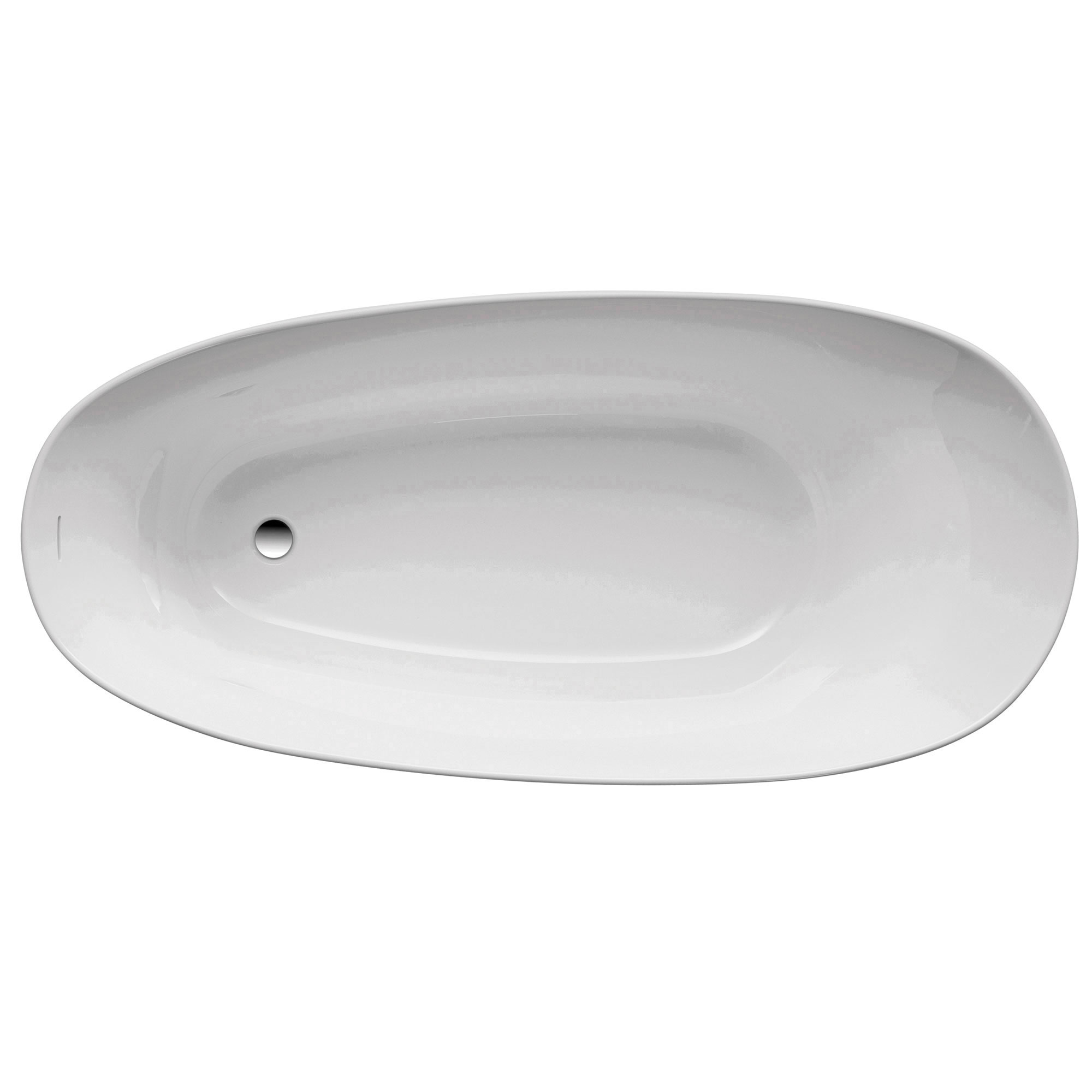 Duschwelten_Badewanne_Amarillo_6374 Amarillo Badewanne, weiß, freistehend, Draufsicht