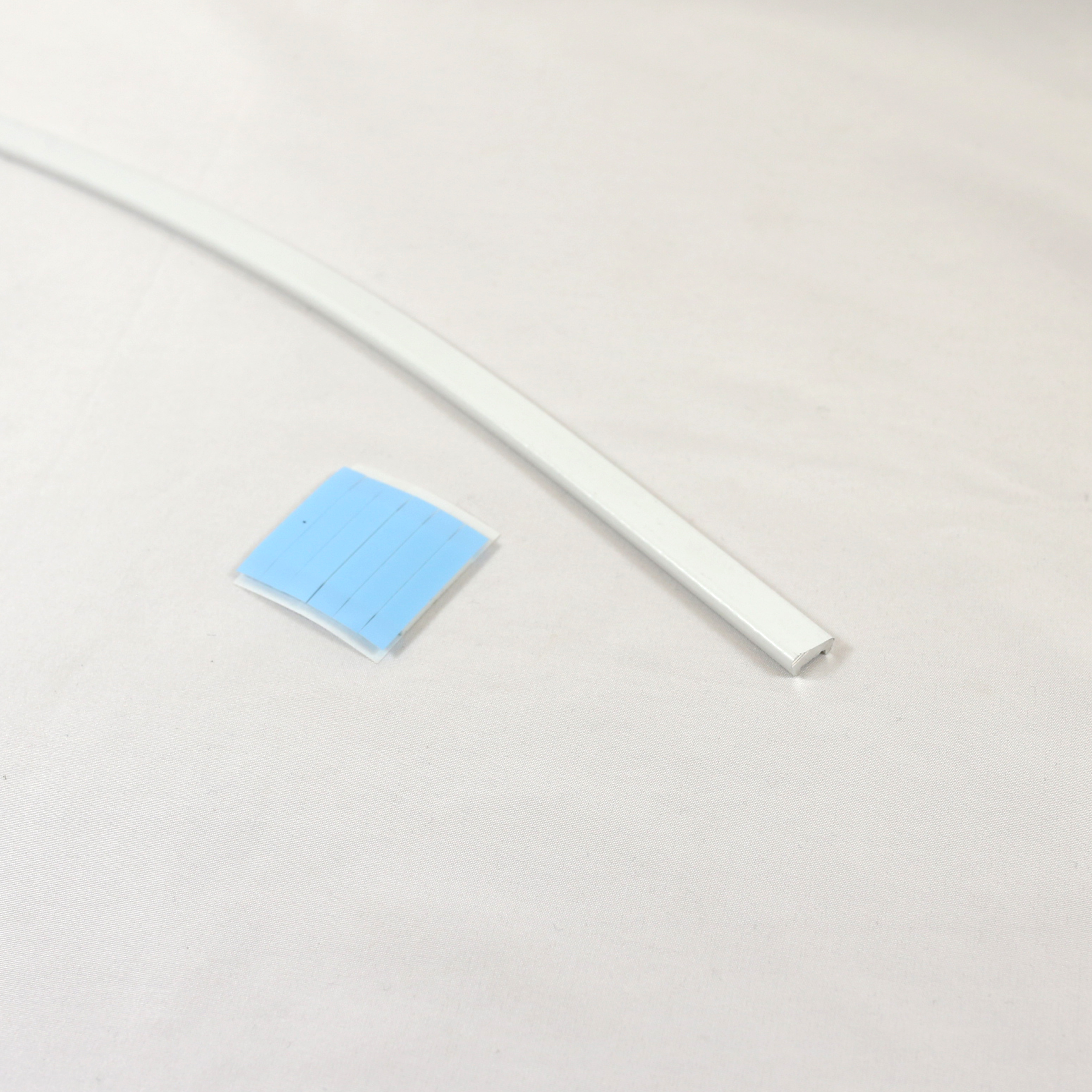 Schwallschutz gebogen - weiß matt