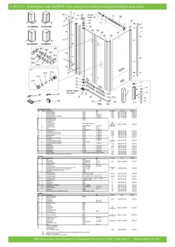 Drehfalttür 2-tlg. für Seitenwand 21.01.2026