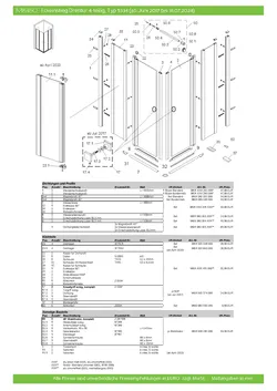 5334 Eckeinstieg mit Drehtür pendelbar 4-tlg. 23.10.2025